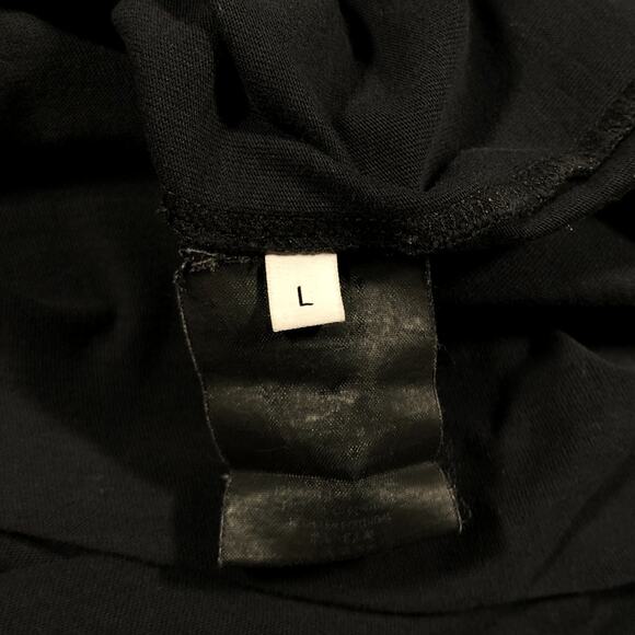 Balenciaga Small Lower Case Chest Logo Black Tee T Shirt Size Large L B14 - Picture 7 of 11